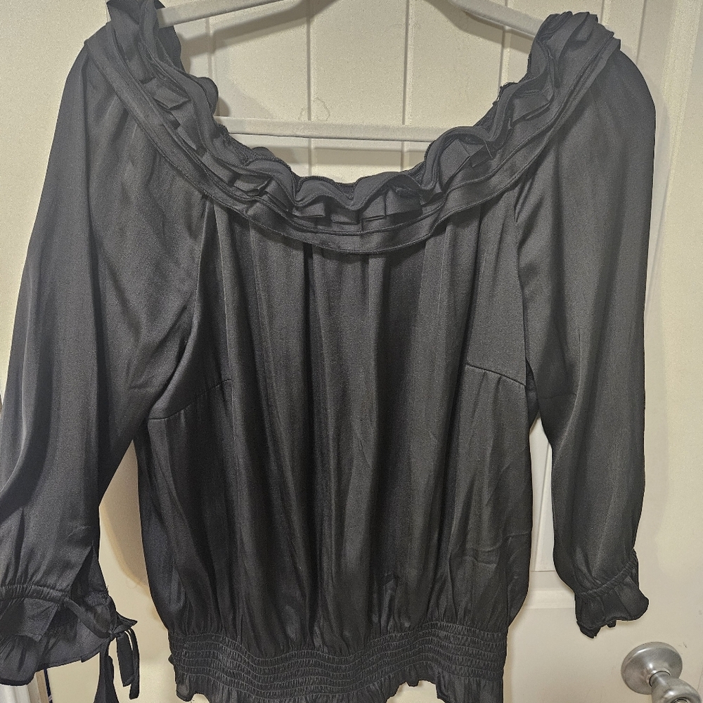 Elegant Black Women's Blouse